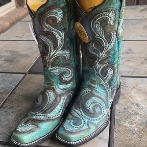NWT Corral Turquoise Boot